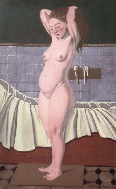 Felix Vallotton Woman combing her hair in the bathroom china oil painting image